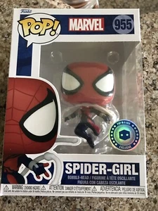 Funko Pop! Protector exclusivo Marvel Spider Girl Pop en una caja #955 - Imagen 1 de 5