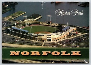 Postal Harbor Park Norfolk Virginia AAA béisbol Norfolk Tides Mets equipo agrícola - Imagen 1 de 2