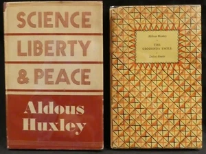 Huxley, Aldous. Science Liberty and Peace & The Gioconda Smile. First Editions - Picture 1 of 9
