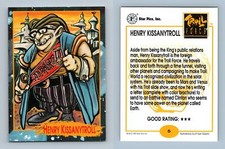 Henry Kissanytroll #5 Troll Force 1992 Star Pics Trading Card
