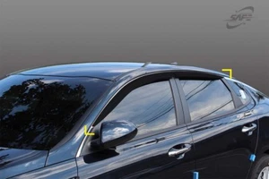 SAFE Smoke Tinted Weather shields 4pcs for Sep/2015 ~ 2018 KIA Optima - Imagen 1 de 12
