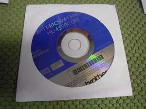 New Genuine Brother HL-4140CN HL-4150CDN Printer CD Software Drivers Utilities - Picture 1 of 1