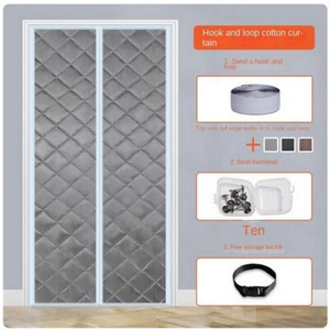 Door Curtain Thermal Insulation Household Winter Windproof Door Curtain Magnetic - Picture 1 of 16