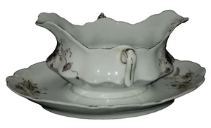 Gravy BOWL, Haviland, Limoges, France, Offner, New Orleans, Rococo, 1880, 9" - Picture 1 of 7