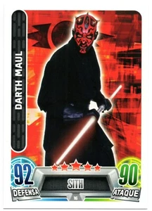 DARTH MAUL #16 HEROES Y VILLANOS CROMO STAR WARS 2016 TOPPS - Picture 1 of 2
