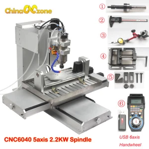 6040 5axis CNC Router Engraving Machine Pillar Type Metal Copper Milling Machine - Picture 1 of 9