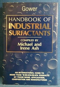 Handbook of Industrial Surfactants by Michael & Irene Ash (Hardcover, 1993) - Picture 1 of 5