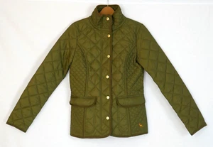 NESS Womens Green Quilted Coat Size 8 - Picture 1 of 5