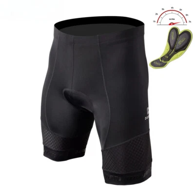 Pantalones cortos de ciclismo para hombre 3D almohadilla de gel pantalones cortos de ciclismo paseo ciclismo MTB ciclismo de carretera Foto 1 de 4