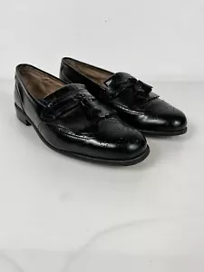 Bostonian Classics Herren Größe 12 M Flügelspitze Quaste Kilt Slipper elegante Schuhe -795 - Bild 1 von 7