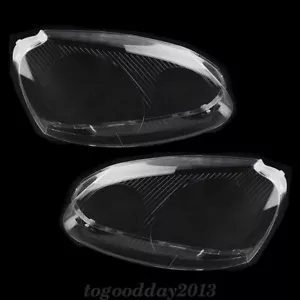 Pair Headlight Lens Diffuser Lenses L+R For 2005-2009 VW Golf MK5 - Picture 1 of 9