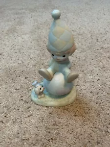 Precious Moments Figurine 012270 Lord Keep Me On The Ball - Picture 1 of 5