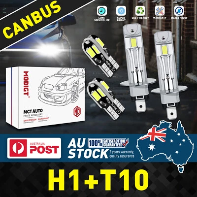 H1+T10 LED Headlight no error Beam Bulbs replace for halogen For Mazda 6 2003- - image 1 of 4