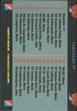 B1006- 1992 Collect-A-Card Andretti Racing 1-100 -You Pick- 10+ FREE US SHIP