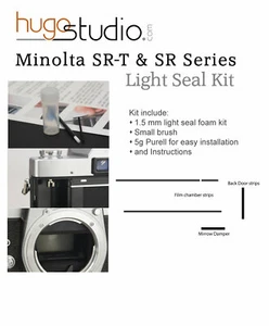 Minolta SR & SRT Kit di sostituzione guarnizione luce - taglio laser - Foto 1 di 1