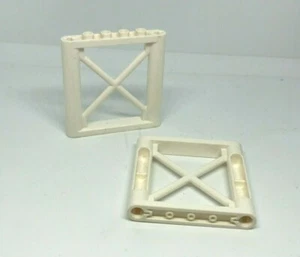 LEGO : 2x Support 1 x 6 x 5 rectangulaire - Réf 64448 blanc - Set 60141 60104 - Imagen 1 de 1