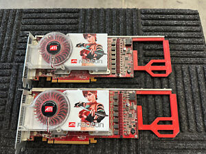 2- ATI Radeon X1900 XT 512MB Dual DVI PCIE Video Card Apple 630-7534 102A5202950