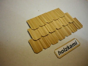 Dachschindeln Holz Lärche. 50mm x 25mm x 1mm. L/B/H 250 Schindeln. - Bild 1 von 3