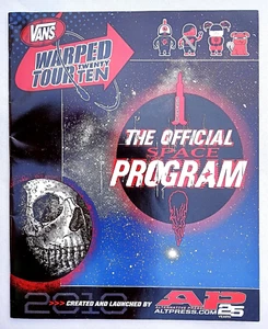 VAN WARPED 2010 TOUR Program Complete w/6 Unused Tickets/Pin/Poster/2 HBs Mint+ - Picture 1 of 19