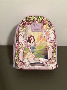 Mini zaino borsa Loungefly Disney Biancaneve sette nani che augurano bene ritratto - Foto 1 di 6