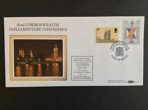 GB Benham 1986 Parliamentary Conference Set on First Day Cover - London SW1 SHS - Picture 1 of 1