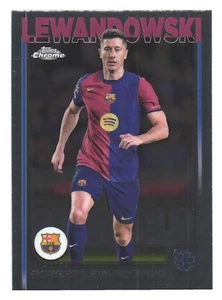 SALE 2024-25 Topps UCC Chrome FC Barcelona Robert Lewandowski - Picture 1 of 2