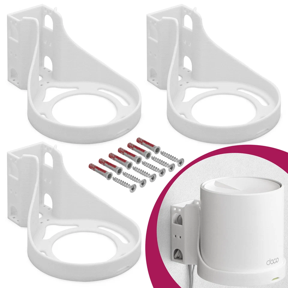Wall Mount Compatible With TP-LINK DECO X50 AX3000 MESH WLAN Router Repeater - Image 1 of 1