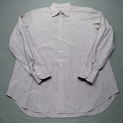 Kiton Shirt Mens 16.5 42 Pink Cotton Long Sleeve Formal Casual Italy Luxury - Image 1 of 4