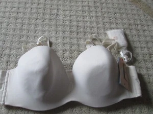 NWT CACIQUE Lined Anti-Slip Multi-Way Bra Ivory 001255 Sz 44C RARE STYLE BRA6 - Picture 1 of 3