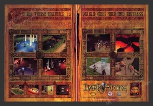 1999 Darkstone Diablo's New Mistress Video Game Print Ad (2 pgs) - Picture 1 of 1