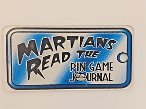 BALLY REVENGE FROM MARS PINBALL MACHINE PROMO PLASTIC PIECE KEY FOB MARTIANS - Picture 1 of 2