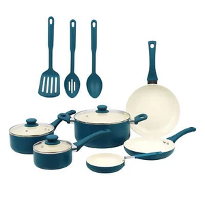 Juego de utensilios de cocina de cerámica de aluminio de 12 piezas Corsair antiadherente - Imagen 1 de 6