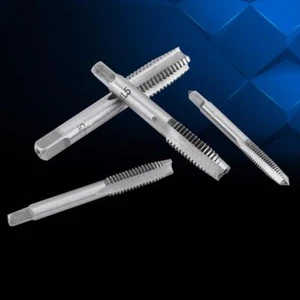 7pcs Metrisches Gewinde Stahl Gewindebohrer Werkzeug Satz M3 M4 M5 M6 M8 M10 M12 - Bild 1 von 11