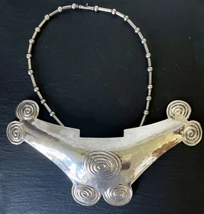 Sterling Silver Necklace with Large Pendant Graziella Laffi - Picture 1 of 12