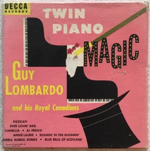 Guy Lombardo And His Royal Canadians Twin Piano Magic (7” 45 RPM 1953) Box Set 4 - Picture 1 of 16