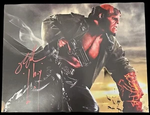 (Vault) Ron Perlman 8x10 firmato JSA COA Hellboy poster stampa autografo foto - Foto 1 di 3