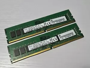 SAMSUNG 32gb 2x16GB DDR4 2Rx8 PC4-2400T-U Desktop UDIMM Memory M378A2K43CB1-CRC - Picture 1 of 1