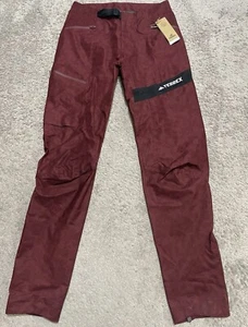 Adidas Terrex Techrock RAIN.RDY Primeknit Hose Shadow Red Herren Größe 32 HU1827 - Bild 1 von 9
