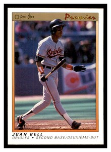 1991 O-Pee-Chee Premier #7 JUAN BELL  ~E9G