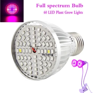 LED Grow Light Bulb Full Spectrum for indoor Plants Veg Flower Fruit Hydroponics - Picture 1 of 6