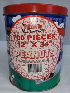 Peanuts Snoopy 700 Piece Puzzle in a Tin Sealed Package in Tin READ - Picture 1 of 10