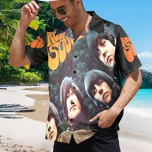 Hawaiianisches Knopfhemd. Beatles Rubber Soul - Bild 1 von 5