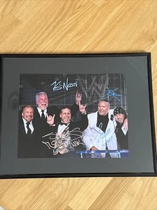 WWE DX Scott Hall, Nash, Michaels, X Pac, immagine autografata rasoio HOF - Foto 1 di 7