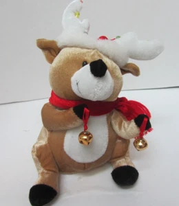 Singing Reindeer - Lights up dances "Jiggle Bells" SEE VIDEO - Picture 1 of 5