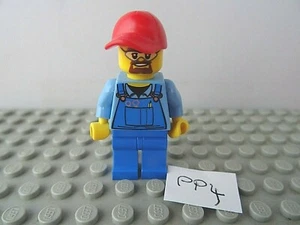 MINIFIG BLUE LEGS & TORSO TROUSER DESIGN WITH RED CAP (PP4) HARDLY USED - Picture 1 of 1