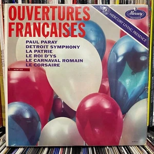 DETROIT SYMPHONY + PAUL PARAY - OUVERTURES FRANCAISES (VINYL LP) MERCURY MG50191 - Picture 1 of 4