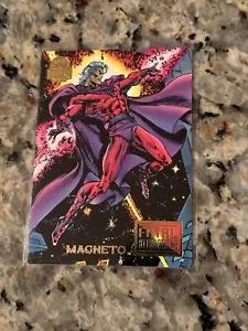 CARTOLINA ATTRAZIONI FATALI FLEER MARVEL MAGNETO 1994 - Foto 1 di 2