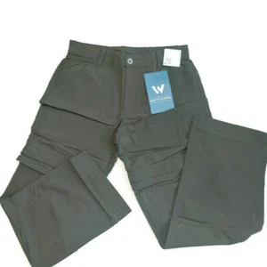 White Sierra SIERRA POINT Zip Off Convertible Pants Womens Small Forest Night - Picture 1 of 6