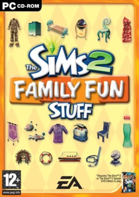 The Sims 2: Family Fun Stuff Windows XP 2006 Top-quality Free UK shipping - Image 1 of 4