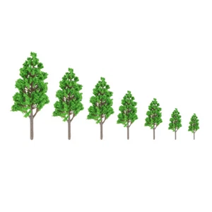 7 Pcs Landscape Model Tree Scenery Architecture Trees Decoration - Picture 1 of 11